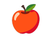 red apple